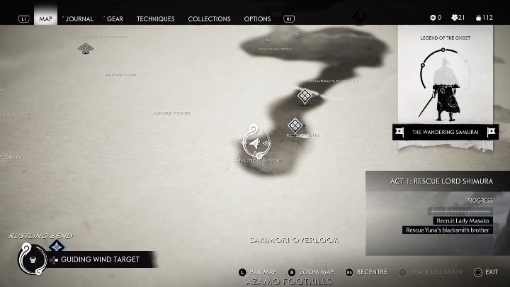 Lokacja: Wzniesienie łucznika (Archers Rise) - Ghost of Tsushima: Izuhara - gorące źródła, sekrety, znajdźki - Ghost of Tsushima - poradnik do gry