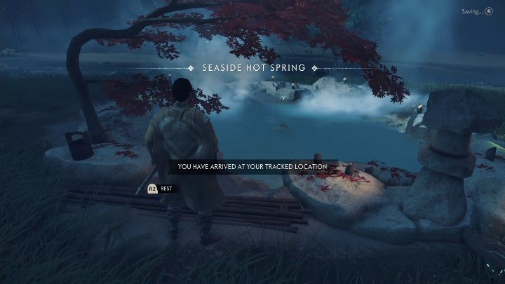 To gorące źródło znajdziesz pomiędzy odnogami rzeki - Ghost of Tsushima: Izuhara - gorące źródła, sekrety, znajdźki - Ghost of Tsushima - poradnik do gry