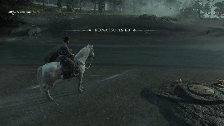 Haiku wykonasz na niewielkiej skale, położonej w jeziorze - Ghost of Tsushima: Izuhara - Haiku, sekrety, znajdźki - Ghost of Tsushima - poradnik do gry