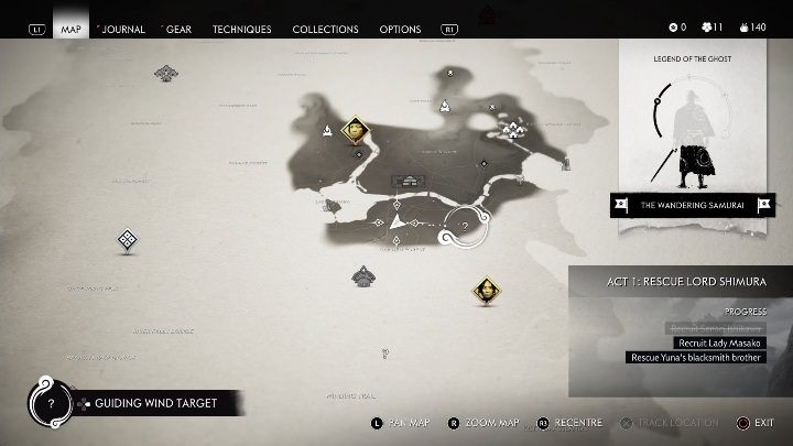Lokacja: Złoty las (Golden Forest) - Ghost of Tsushima: Izuhara - kapliczki Inari, sekrety, znajdźki - Ghost of Tsushima - poradnik do gry