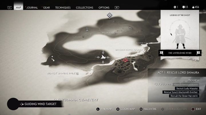 Lokacja: Przemyk Czarnych Piasków (Black Sand Inlet) - Ghost of Tsushima: Izuhara - kapliczki Inari, sekrety, znajdźki - Ghost of Tsushima - poradnik do gry