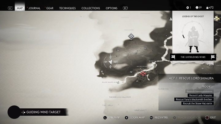 Lokacja: Wierzchołek Shigenoriego (Shigenoris Peak) - Ghost of Tsushima: Izuhara - kapliczki Inari, sekrety, znajdźki - Ghost of Tsushima - poradnik do gry