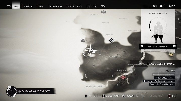 Lokacja: Wierzchołek Shigenoriego (Shigenoris Peak) - Ghost of Tsushima: Izuhara - kapliczki Inari, sekrety, znajdźki - Ghost of Tsushima - poradnik do gry