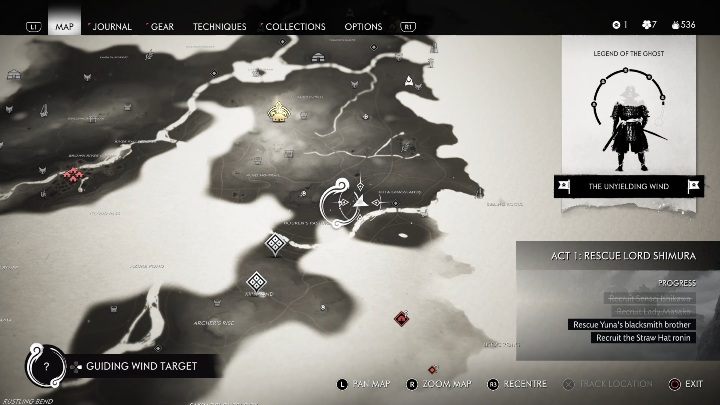 Lokacja: Łąka Kuta (Kuta Grasslands) - Ghost of Tsushima: Izuhara - kapliczki Inari, sekrety, znajdźki - Ghost of Tsushima - poradnik do gry