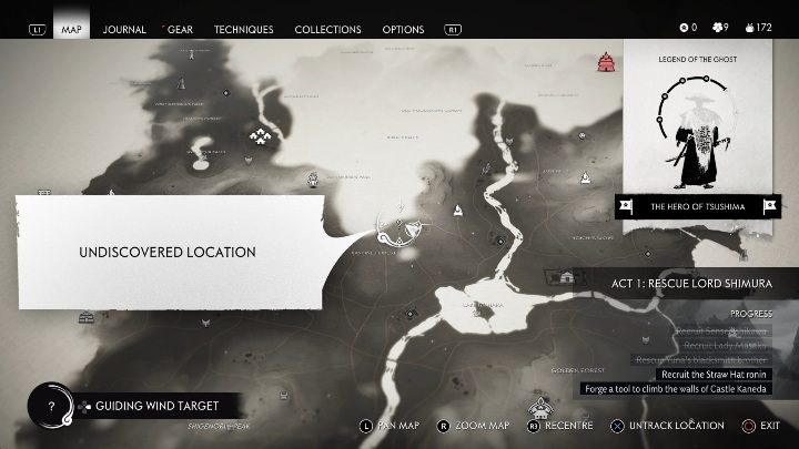 Lokacja: Las Kashine (Kashine Forest) - Ghost of Tsushima: Izuhara - kapliczki Inari, sekrety, znajdźki - Ghost of Tsushima - poradnik do gry