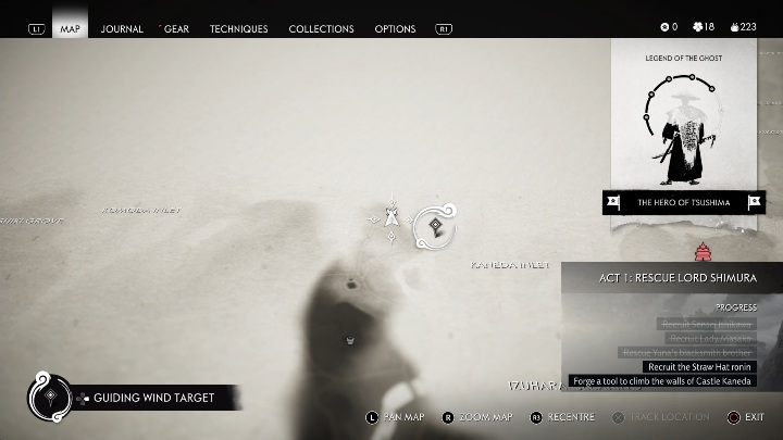 Lokacja: Przesmyk Kaneda (Kaneda Inlet) - Ghost of Tsushima: Izuhara - kapliczki Inari, sekrety, znajdźki - Ghost of Tsushima - poradnik do gry