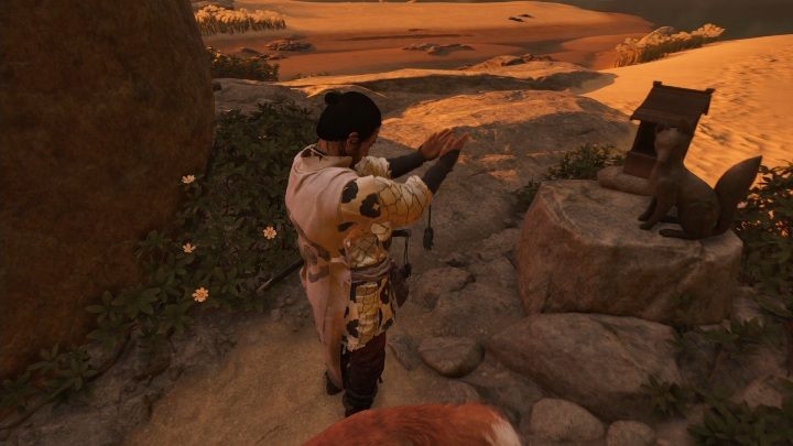 Lisia nora znajduje się zaraz obok plaży - Ghost of Tsushima: Izuhara - kapliczki Inari, sekrety, znajdźki - Ghost of Tsushima - poradnik do gry