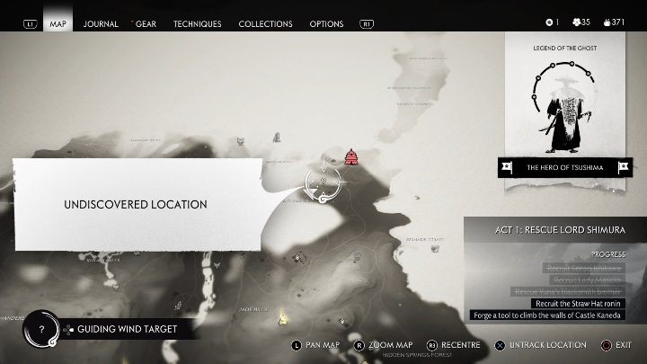 Lokacja: Polana Izuharna (Izuhara Clearing) - Ghost of Tsushima: Izuhara - kapliczki Inari, sekrety, znajdźki - Ghost of Tsushima - poradnik do gry