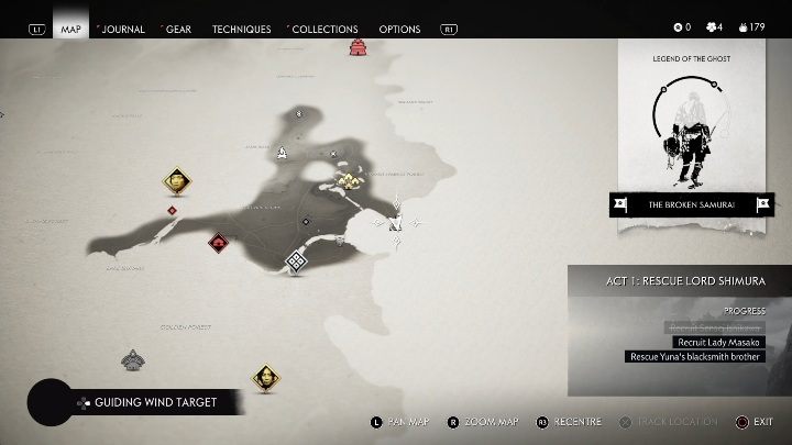 Lokacja: Las ukrytych źródeł (Hidden Springs Forest) - Ghost of Tsushima: Izuhara - Filary honoru, sekrety, znajdźki - Ghost of Tsushima - poradnik do gry