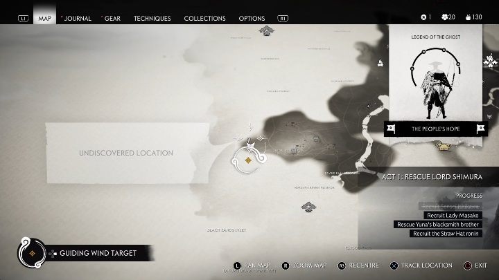 Lokacja: Wierzchołek Shigenoriego (Shigenoris Peak) - Ghost of Tsushima: Izuhara - Filary honoru, sekrety, znajdźki - Ghost of Tsushima - poradnik do gry