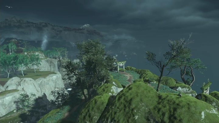 Ta kapliczka znajduje się na brzegu morza - Ghost of Tsushima: Toyotama - kapliczki Shinoto, sekrety, znajdźki - Ghost of Tsushima - poradnik do gry