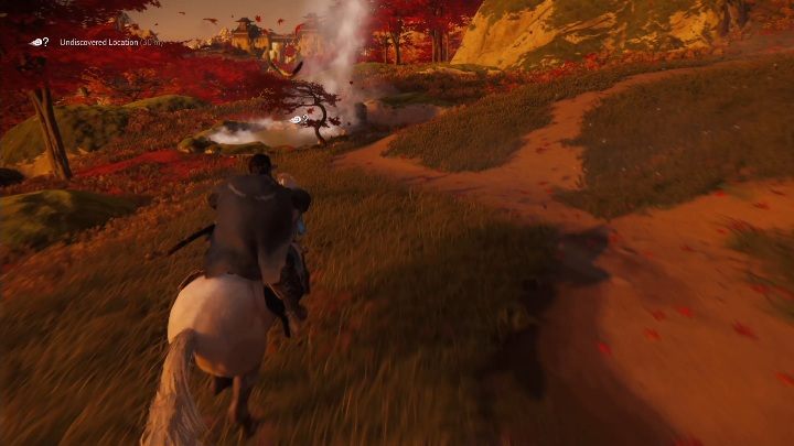 To gorące źródło znajdziesz na szczycie góry, w okolicy czerwonych drzew - Ghost of Tsushima: Toyotama - gorące źródła, sekrety, znajdźki - Ghost of Tsushima - poradnik do gry