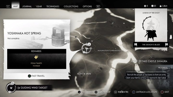 Lokacja: Farma Mamushi - Ghost of Tsushima: Toyotama - gorące źródła, sekrety, znajdźki - Ghost of Tsushima - poradnik do gry
