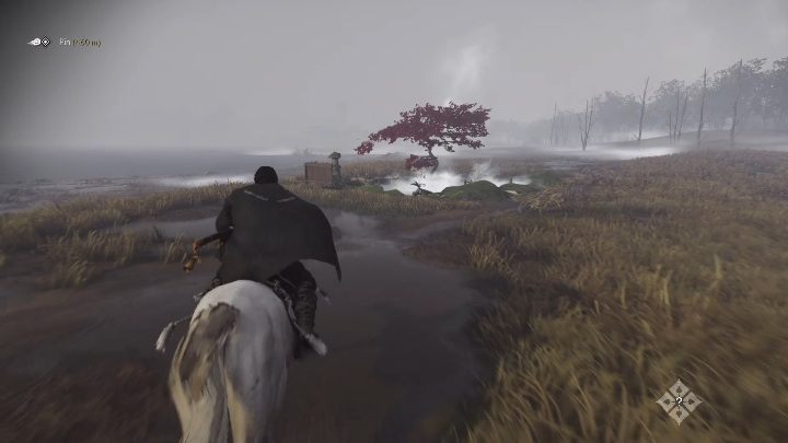 To gorące źródło znajdziesz w zaraz przy brzegu - Ghost of Tsushima: Toyotama - gorące źródła, sekrety, znajdźki - Ghost of Tsushima - poradnik do gry