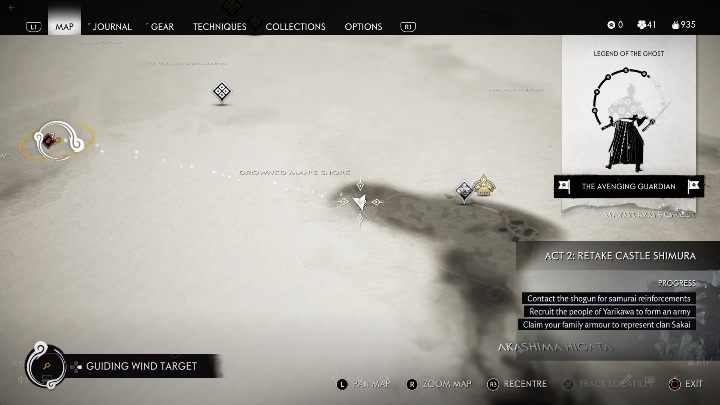 Lokacja: Brzeg Topielca - Ghost of Tsushima: Toyotama - kapliczki Inari, sekrety, znajdźki - Ghost of Tsushima - poradnik do gry