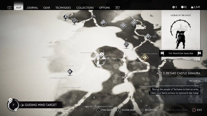 Lokacja: Wzgórze Starego Klanu - Ghost of Tsushima: Toyotama - kapliczki Inari, sekrety, znajdźki - Ghost of Tsushima - poradnik do gry