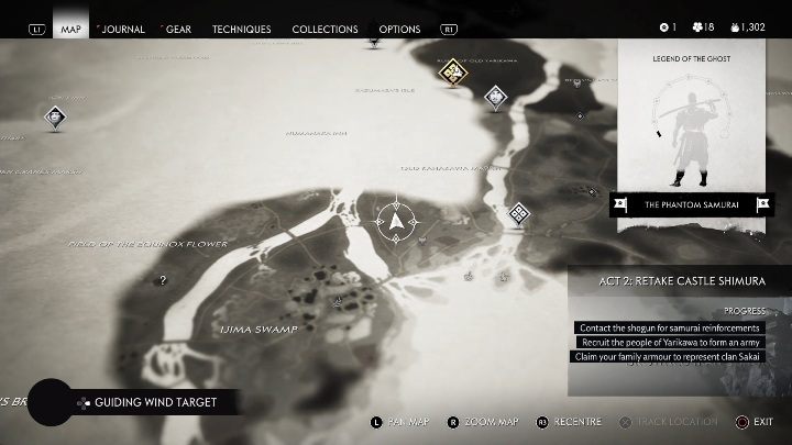 Lokacja: Mokradła Starej Kanazawy - Ghost of Tsushima: Toyotama - filary honoru, sekrety, znajdźki - Ghost of Tsushima - poradnik do gry