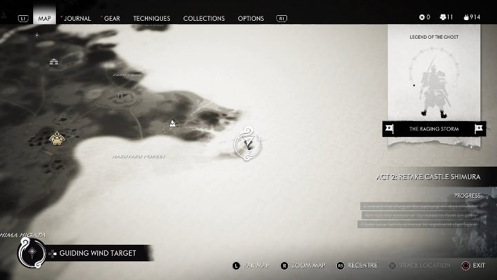 Lokacja: Las Hukataku - Ghost of Tsushima: Toyotama - filary honoru, sekrety, znajdźki - Ghost of Tsushima - poradnik do gry