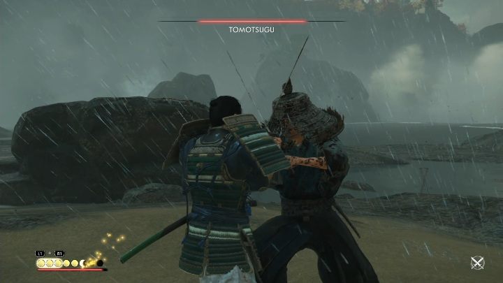 Pojedynek z Tomotsugu stoczysz na brzegu, zaraz obok morza - Ghost of Tsushima: Toyotama - pojedynki, sekrety, znajdźki - Ghost of Tsushima - poradnik do gry