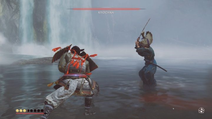 Pojedynek z Kiyochika stoczysz na przy wodospadzie - Ghost of Tsushima: Toyotama - pojedynki, sekrety, znajdźki - Ghost of Tsushima - poradnik do gry