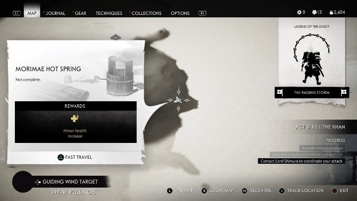 Lokacja: Chata Traperki - Ghost of Tsushima: Kamiagata - gorące źródła, sekrety, znajdźki - Ghost of Tsushima - poradnik do gry