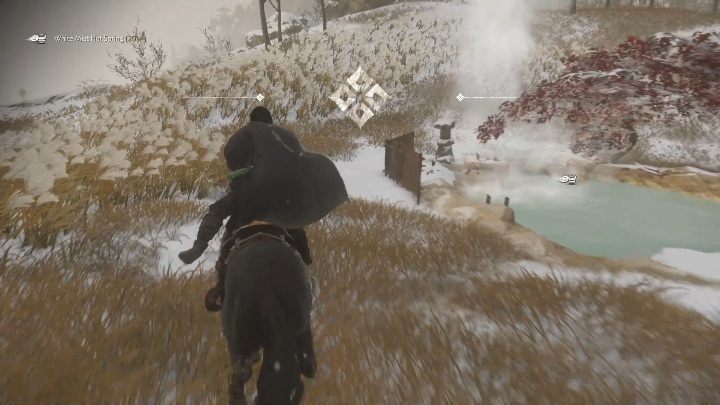 To gorące źródło znajdziesz na środku zamarzniętej polany - Ghost of Tsushima: Kamiagata - gorące źródła, sekrety, znajdźki - Ghost of Tsushima - poradnik do gry