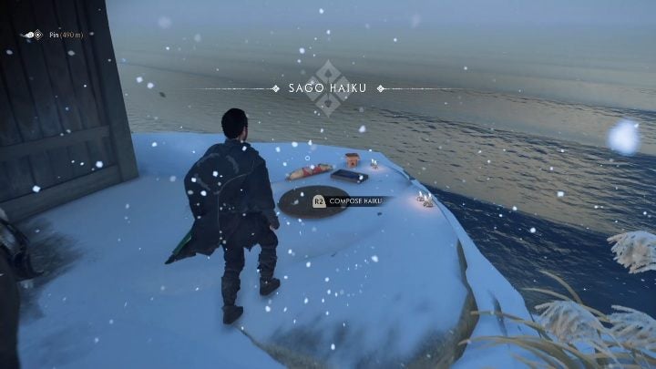 To miejsce do Haiku znajduje się na zboczu góry, zaraz przy drewnianym domku - Ghost of Tsushima: Kamiagata - Haiku, sekrety, znajdźki - Ghost of Tsushima - poradnik do gry