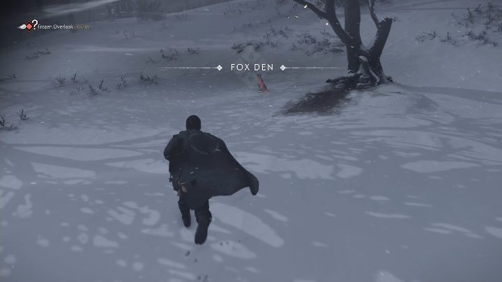 Tę lisią norę znajdziesz na zaśnieżonym terenie, zaraz przy ścieżce, obok jeziora - Ghost of Tsushima: Kamiagata - kapliczki Inari, sekrety, znajdźki - Ghost of Tsushima - poradnik do gry