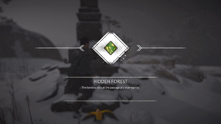 Filar Honoru stoi na zboczu ośnieżonej góry - Ghost of Tsushima: Kamiagata - filary honoru, sekrety, znajdźki - Ghost of Tsushima - poradnik do gry