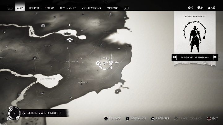 Lokacja: Bezkresny Las - Ghost of Tsushima: Kamiagata - filary honoru, sekrety, znajdźki - Ghost of Tsushima - poradnik do gry