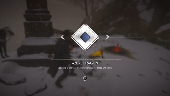 Filar Honoru stoi pośrodku ośnieżonych gór - Ghost of Tsushima: Kamiagata - filary honoru, sekrety, znajdźki - Ghost of Tsushima - poradnik do gry