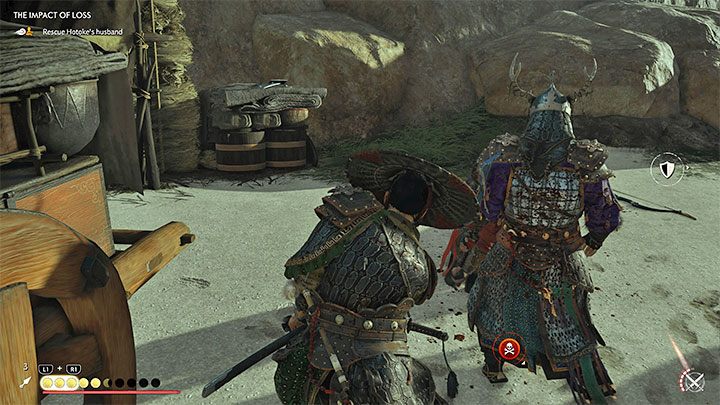 Jeśli nie zostaliście zauważeni, to najlepszym pomysłem jest zabicie szamana w ramach skrytobójczego ataku - Ghost of Tsushima Iki Island: Jak eliminować szamanów? - Ghost of Tsushima - poradnik do gry