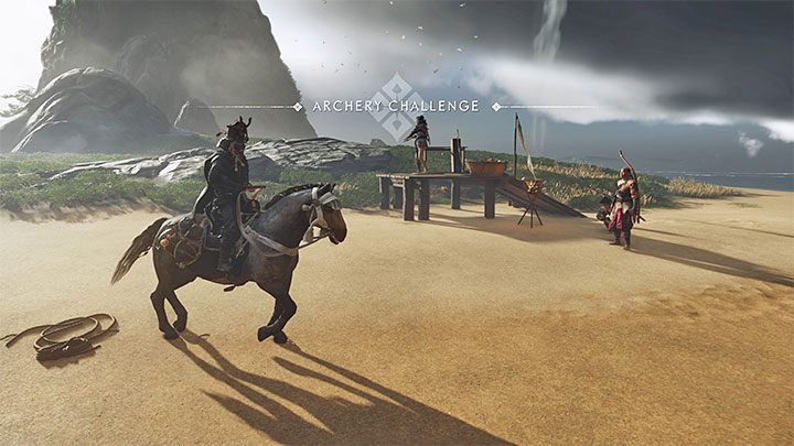 Wyzwaniami z punktów 1-7 z naszej mapy możecie zajmować się od razu odkryciu danej opcjonalnej aktywności - Ghost of Tsushima Iki Island: Wyzwania łucznicze - Ghost of Tsushima - poradnik do gry