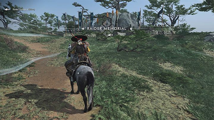 W lokacji 8 z zamieszczonej przez nas mapy znajdziecie memoriał łupieżców (Raider Memorial) i początkowo nie znajdziecie tu żadnego stanowiska do przystępowania do zawodów strzeleckich - Ghost of Tsushima Iki Island: Wyzwania łucznicze - Ghost of Tsushima - poradnik do gry