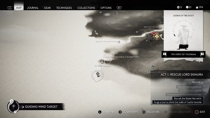 Lokacja: Fort Ohira (Fort Ohira) - Ghost of Tsushima: Izuhara - Latarnie morskie, sekrety, znajdźki - Ghost of Tsushima - poradnik do gry