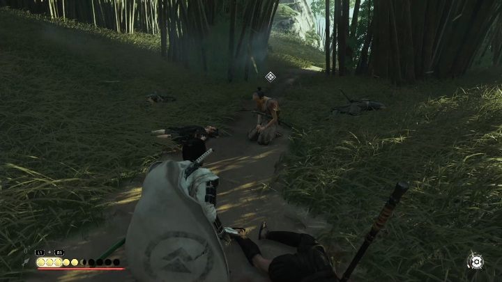 Tę opowieść rozpoczniesz od rozmowy z rannym bandytą spotkanym przy drodze - Ghost of Tsushima: Spłacony dług (A Debt Repaid) solucja - Ghost of Tsushima - poradnik do gry