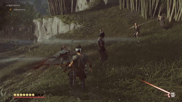 Następnie udaj się do wszystkich zaznaczonych miejsca i pozbądź się wszystkich przeciwników - Ghost of Tsushima: Spłacony dług (A Debt Repaid) solucja - Ghost of Tsushima - poradnik do gry