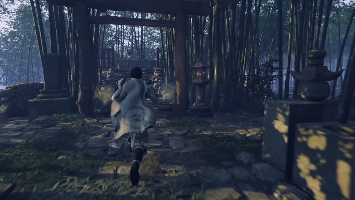Ten ukryty ołtarz znajdziesz na murze, zaraz przed małym cmentarzem - Ghost of Tsushima: Ukryte ołtarze - Ghost of Tsushima - poradnik do gry