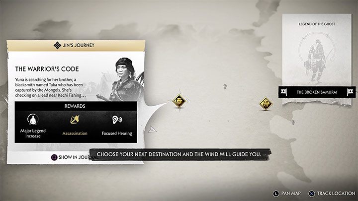 Questy z tej kategorii oznaczane są na mapie świata kolorem żółtym - Ghost of Tsushima: Lista wszystkich zadań, misji i questów głównych - Ghost of Tsushima - poradnik do gry