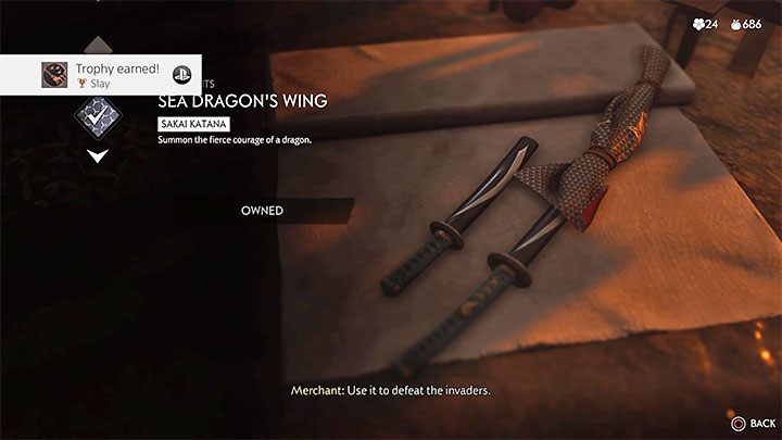 Rodzaj trofeum: brązowe - Ghost of Tsushima: Lista trofeów - Ghost of Tsushima - poradnik do gry