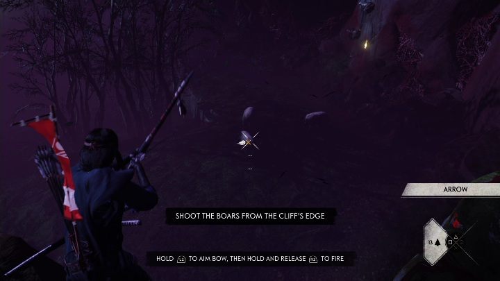 Twoim drugim zadaniem będzie zestrzelenie zwierzyny - Ghost of Tsushima Legends: Łowca - Ghost of Tsushima - poradnik do gry