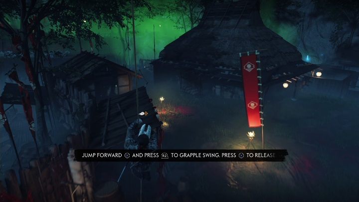 Następnie wskocz na budynek i dachami przebrnij na drugą stronę obozowiska - Ghost of Tsushima Legends: Zabójca - Ghost of Tsushima - poradnik do gry