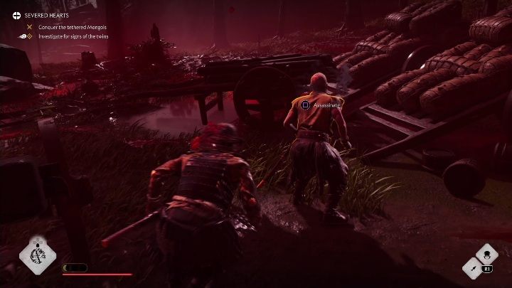 Przeciwników, który pilnując obozu najlepiej jest eliminować po cichu - Ghost of Tsushima Legends: Wyrwane serca - solucja, opis przejścia - Ghost of Tsushima - poradnik do gry