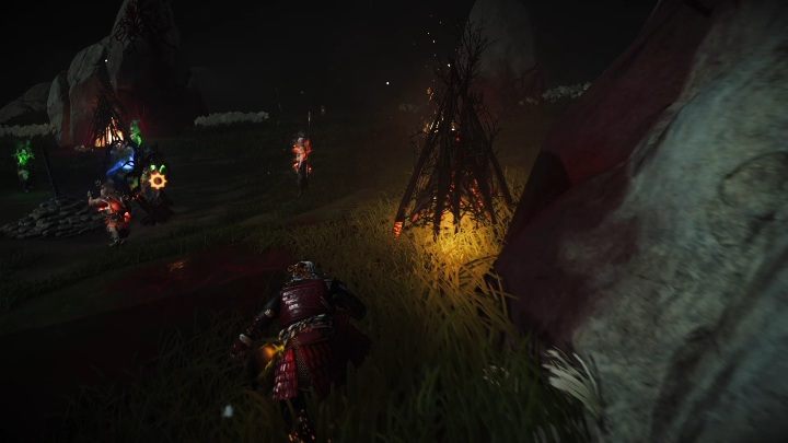 Na trzeciej części mapy staniesz twarzą w twarz z 6 przeciwników - Ghost of Tsushima Legends: Zasłona między światami - solucja, opis przejścia - Ghost of Tsushima - poradnik do gry