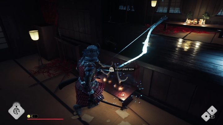 Po pokonaniu wszystkich przeciwników zbliż się do łuku, który da Ci nową umiejętność - Ghost of Tsushima Legends: Historia Uchitsunego - solucja, opis przejścia - Ghost of Tsushima - poradnik do gry