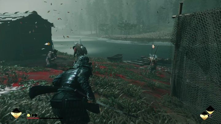 Po zabiciu wszystkich przeciwników możesz uwolnić rybaka, dzięki temu dostaniesz się do kolejnej części misji - Ghost of Tsushima Legends: Krucze demony z Otsumy - solucja, opis przejścia - Ghost of Tsushima - poradnik do gry