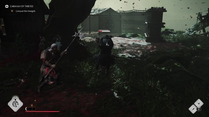 Po rozmowie z mnichem pojawi się wiele przeciwników - Ghost of Tsushima Legends: Karawana Złodziei - solucja, opis przejścia - Ghost of Tsushima - poradnik do gry