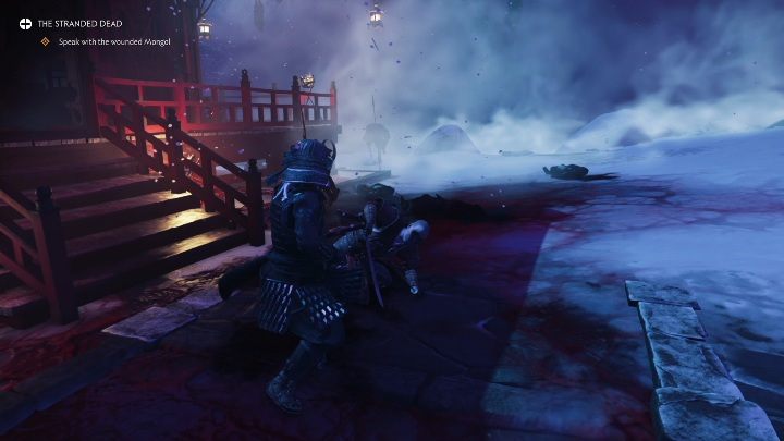 Misję rozpoczniesz od rozmowy z mężczyzną, który poinformuje Cię o niewidzialnych przeciwnikach - Ghost of Tsushima Legends: Porzuceni Umarli - solucja, opis przejścia - Ghost of Tsushima - poradnik do gry