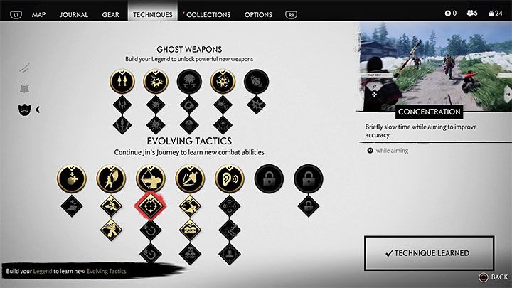 Spowolnienie czasu - bullet time może załączyć się jedynie w wybranych momentach w grze Ghost of Tsushima - Ghost of Tsushima: Najczęściej zadawane pytania - Ghost of Tsushima - poradnik do gry