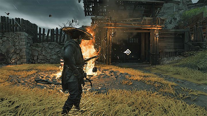 Jin docelowo musi dotrzeć do pokazanej na obrazku bramy - Ghost of Tsushima Iki Island: Zew Orlicy - solucja, opis przejścia - Ghost of Tsushima - poradnik do gry